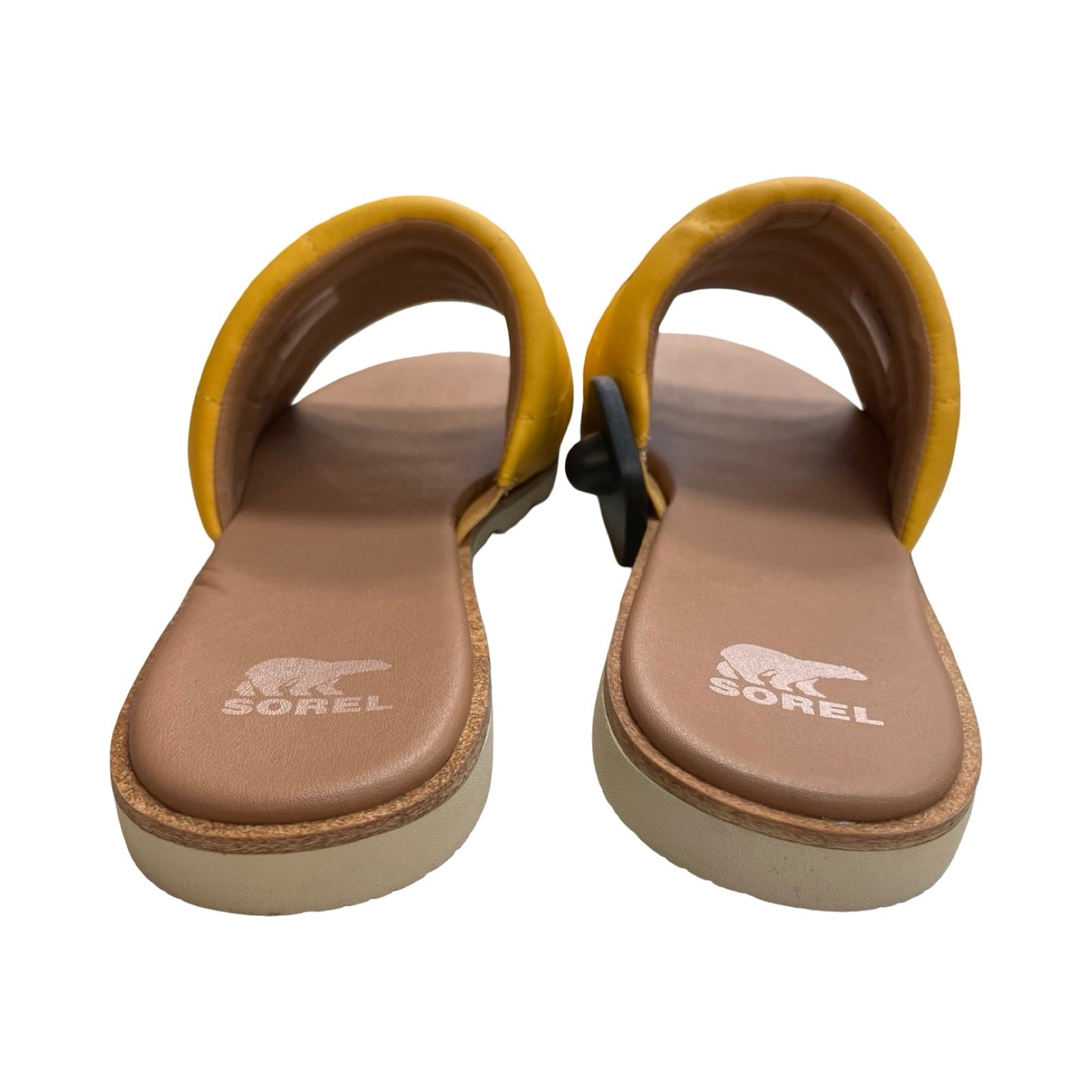Sandals Designer By Sorel In Yellow, Size:11
