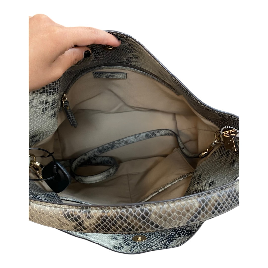 Handbag By Limited In Snakeskin Print, Size:Large