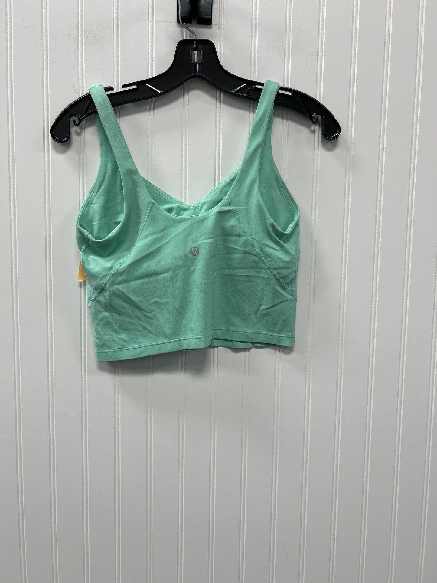 Athletic Tank Top By Lululemon In Aqua, Size:8