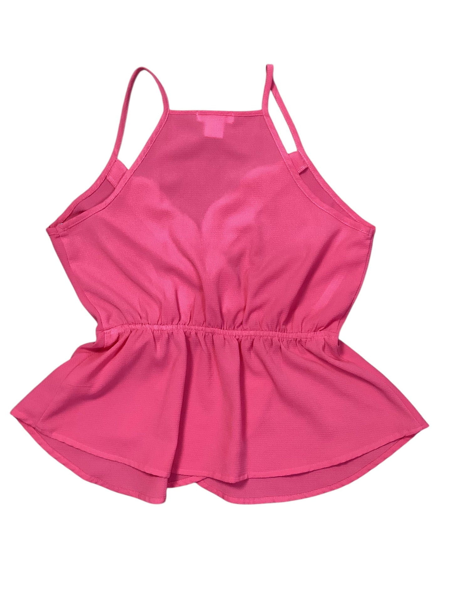 Blouse Sleeveless By Monteau In Pink, Size:M