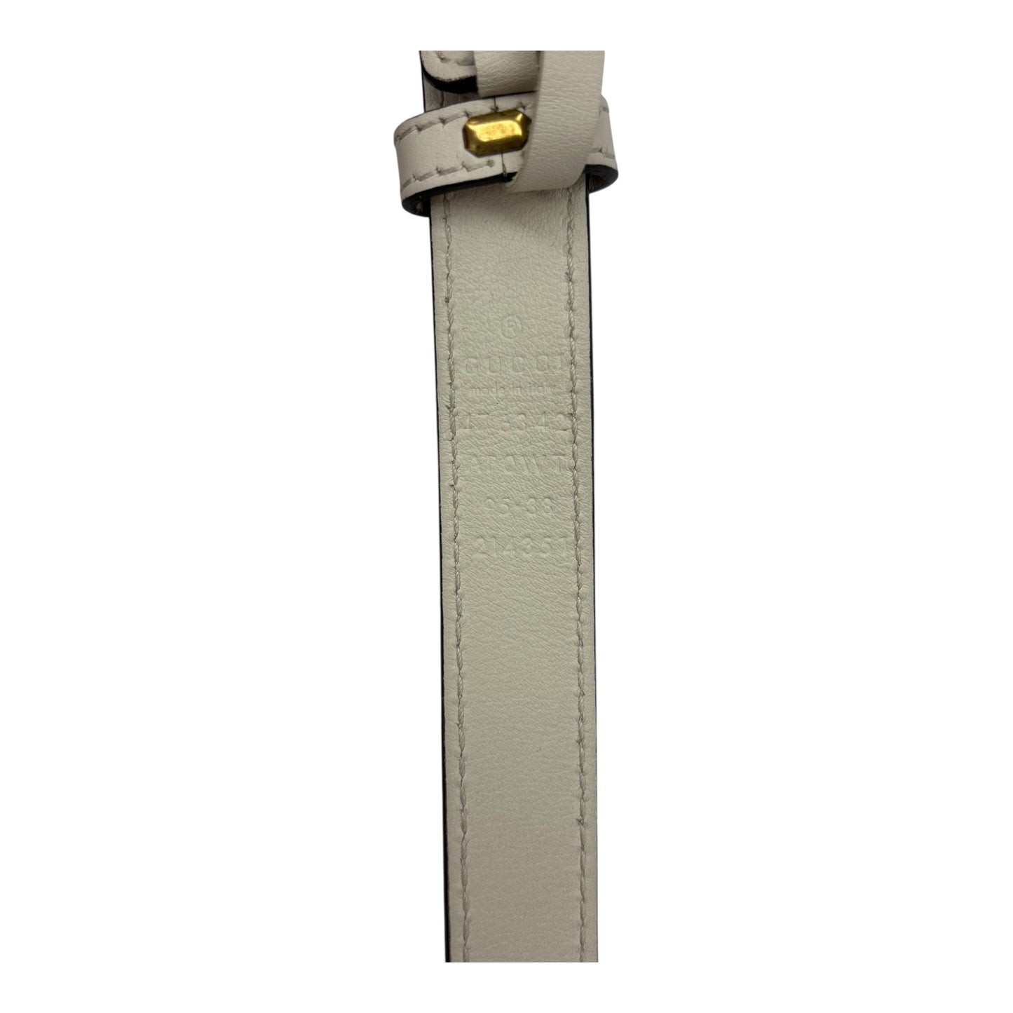 Belt Luxury Designer By Gucci In Cream