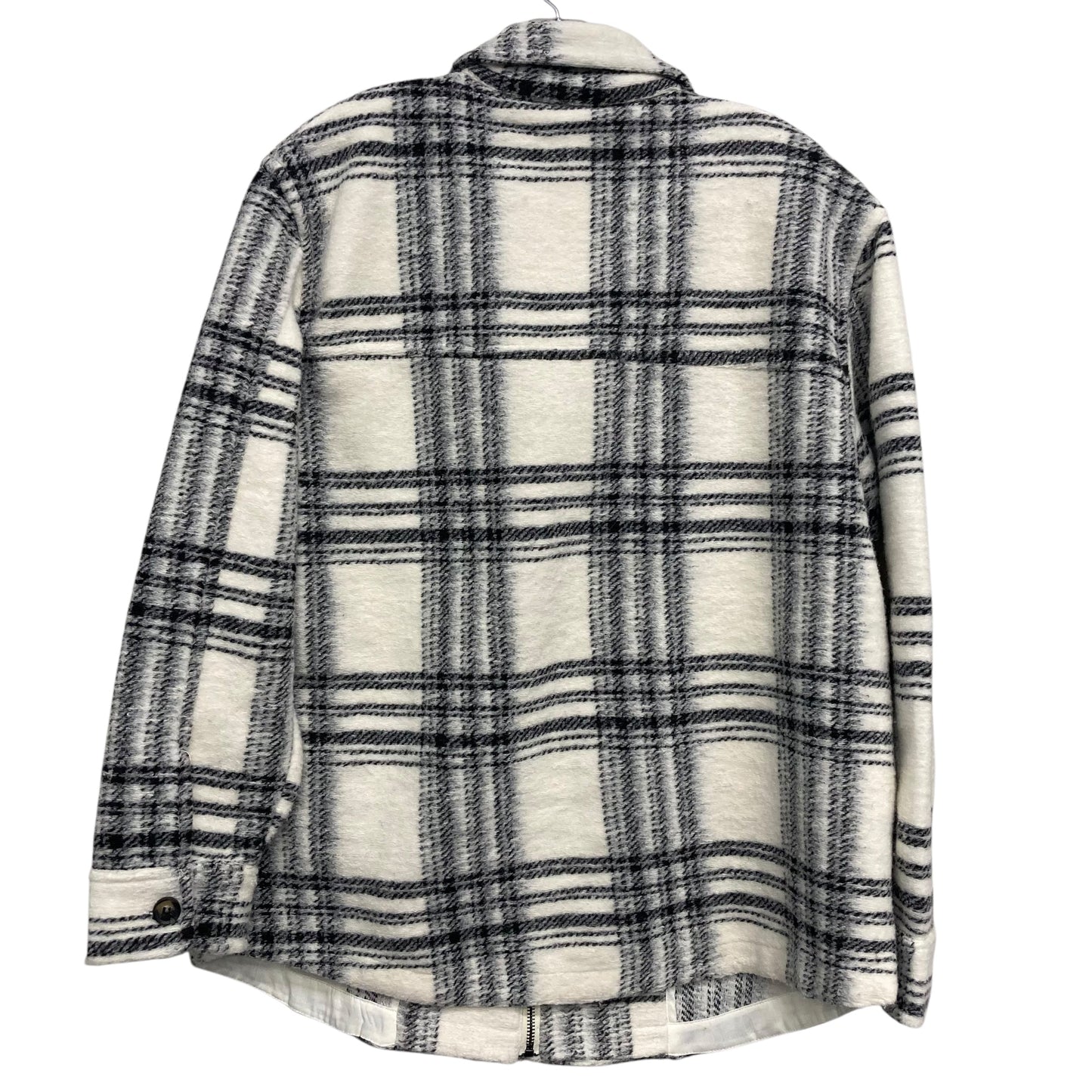 Jacket Shirt By Joie In Black & White, Size:M