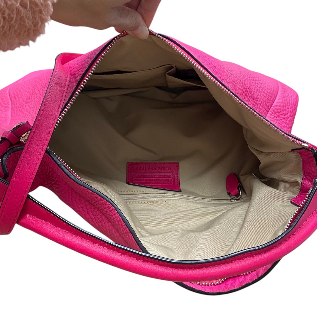 Handbag Designer By Coach In Pink, Size:Large