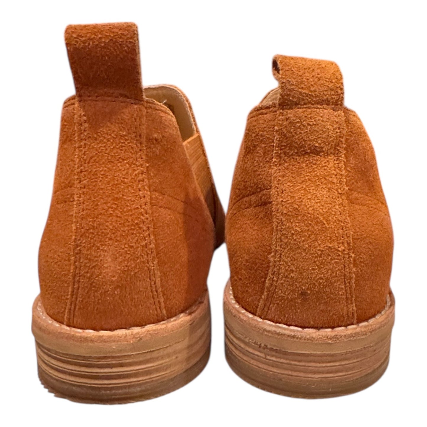 Boots Ankle Flats By Clarks In Brown, Size:10