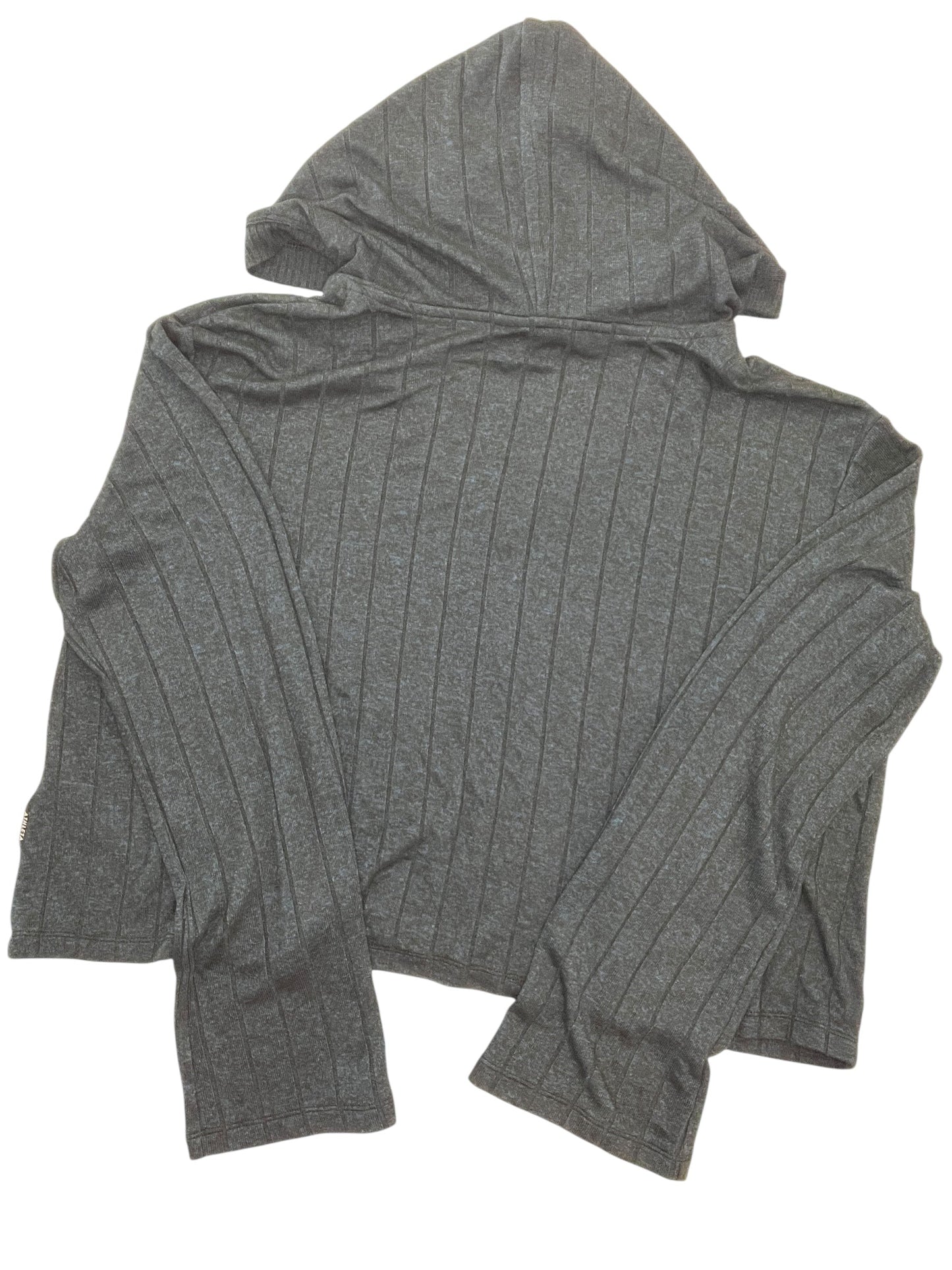 Athletic Sweatshirt Hoodie By Athleta In Black & Orange, Size:L