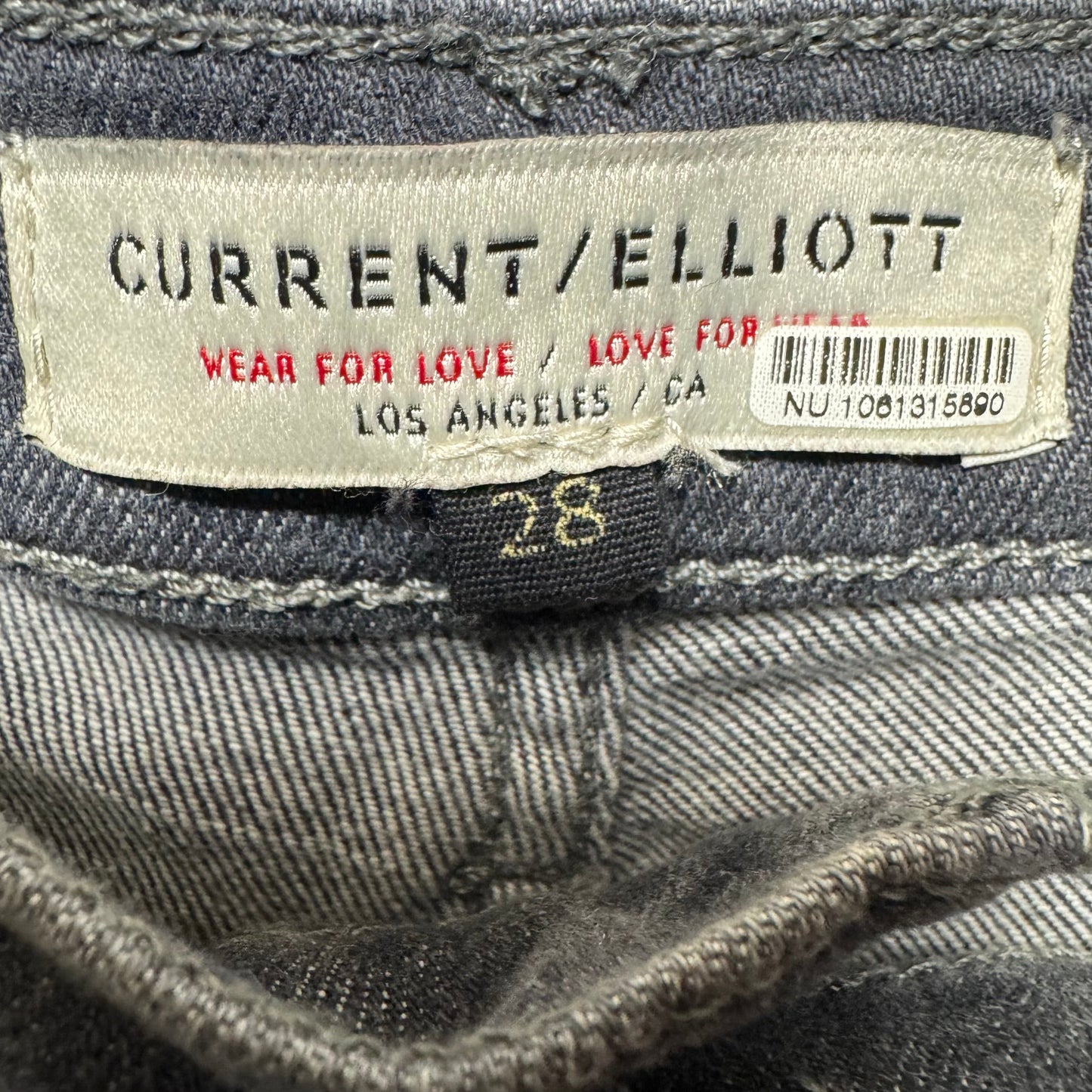 Jeans By Current/elliott In Grey, Size: 6/28