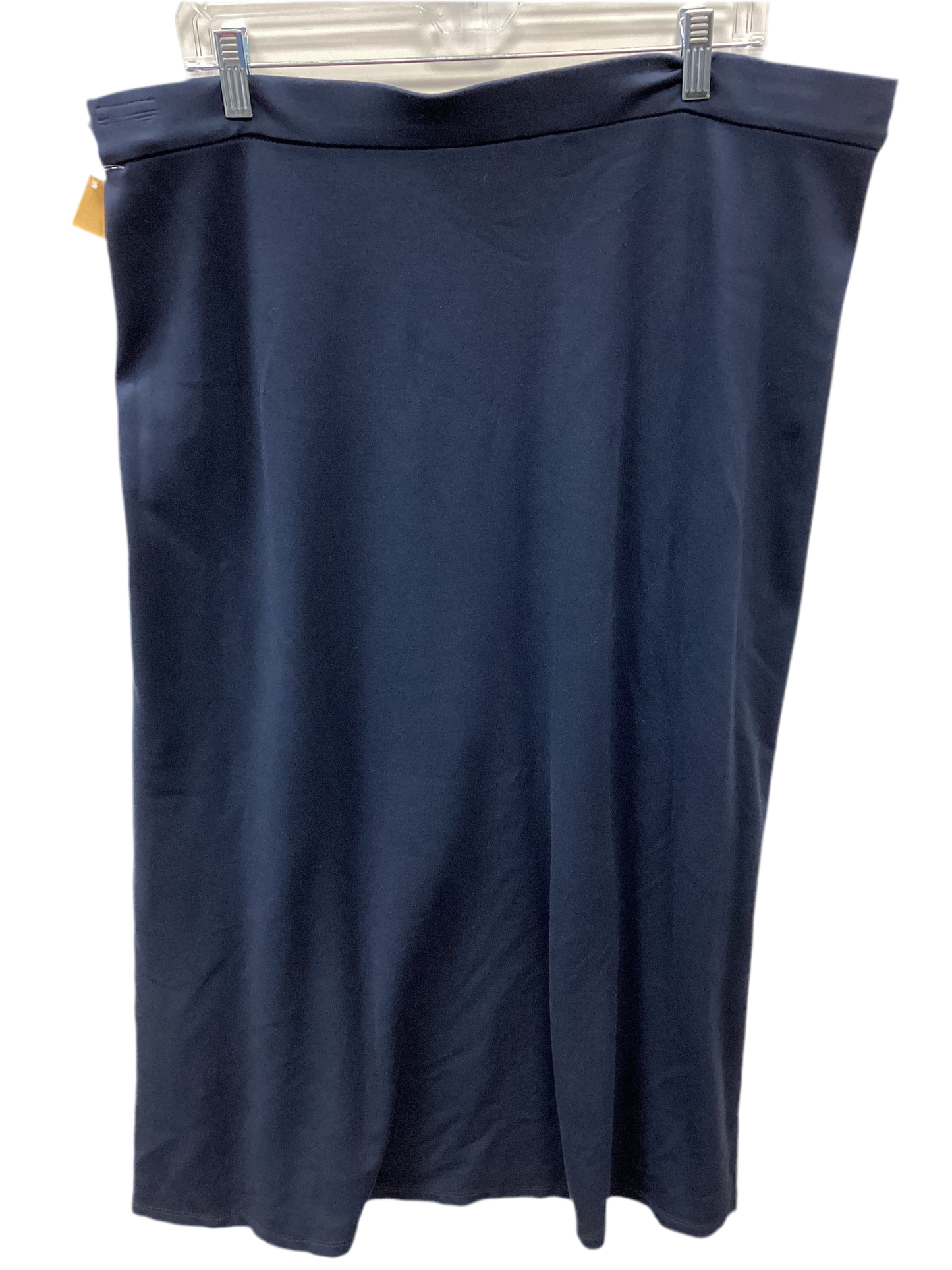Skirt Maxi By Cj Banks In Navy, Size:1X