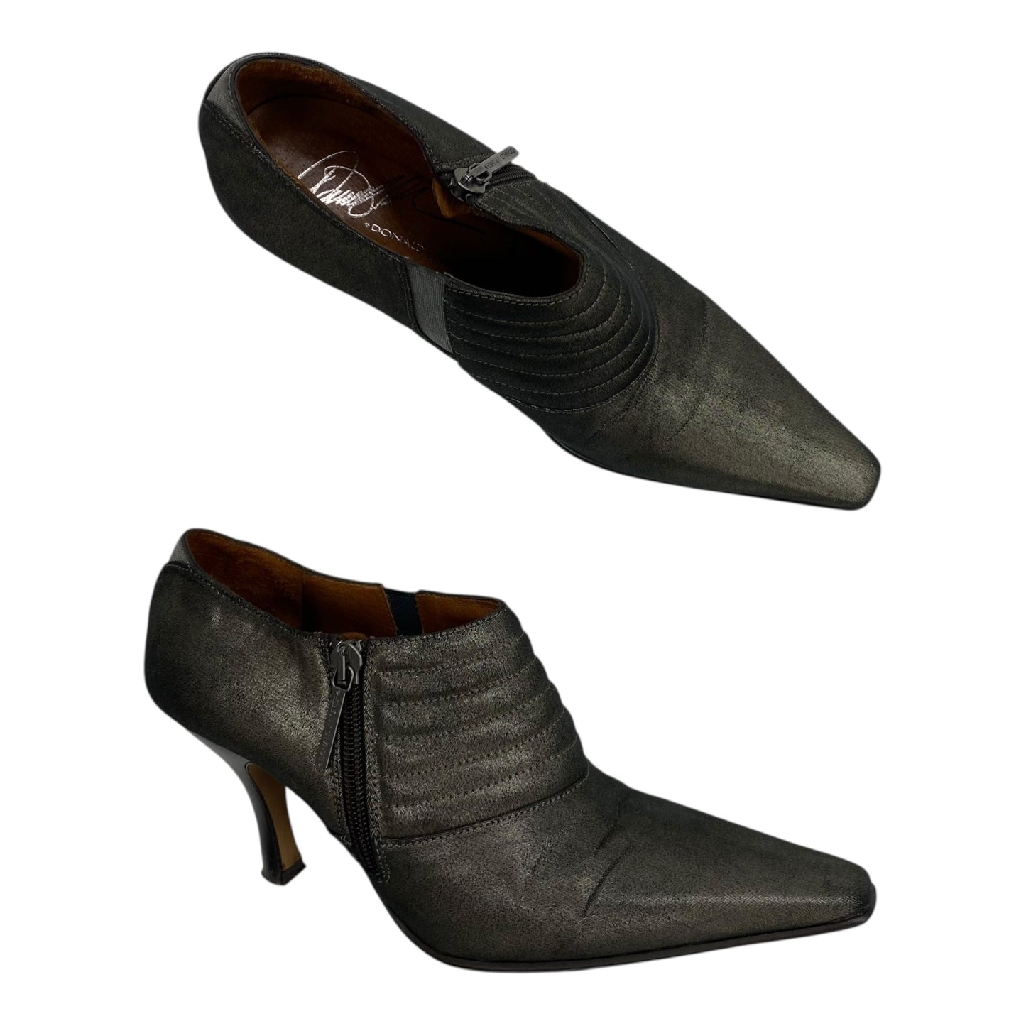 Shoes Heels Kitten By Donald Pliner In Bronze, Size:7