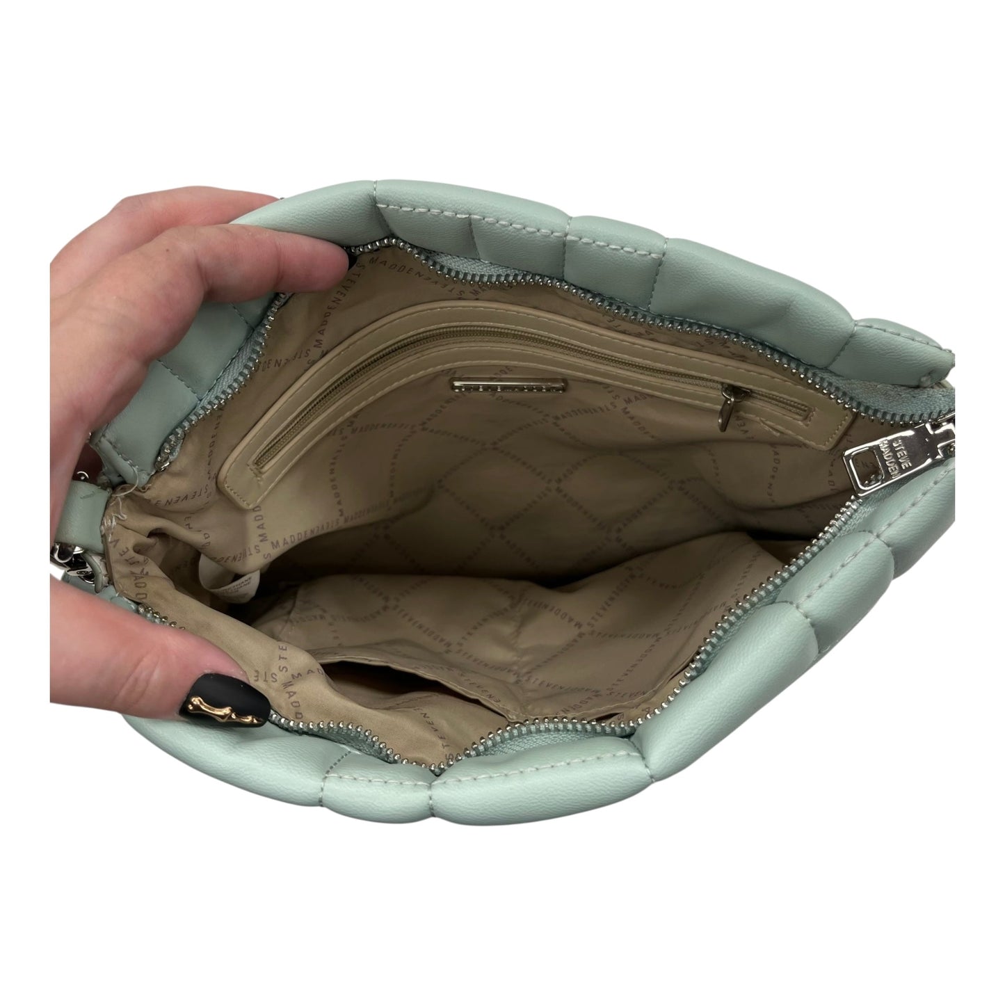 Crossbody By Steve Madden In Aqua, Size:Medium