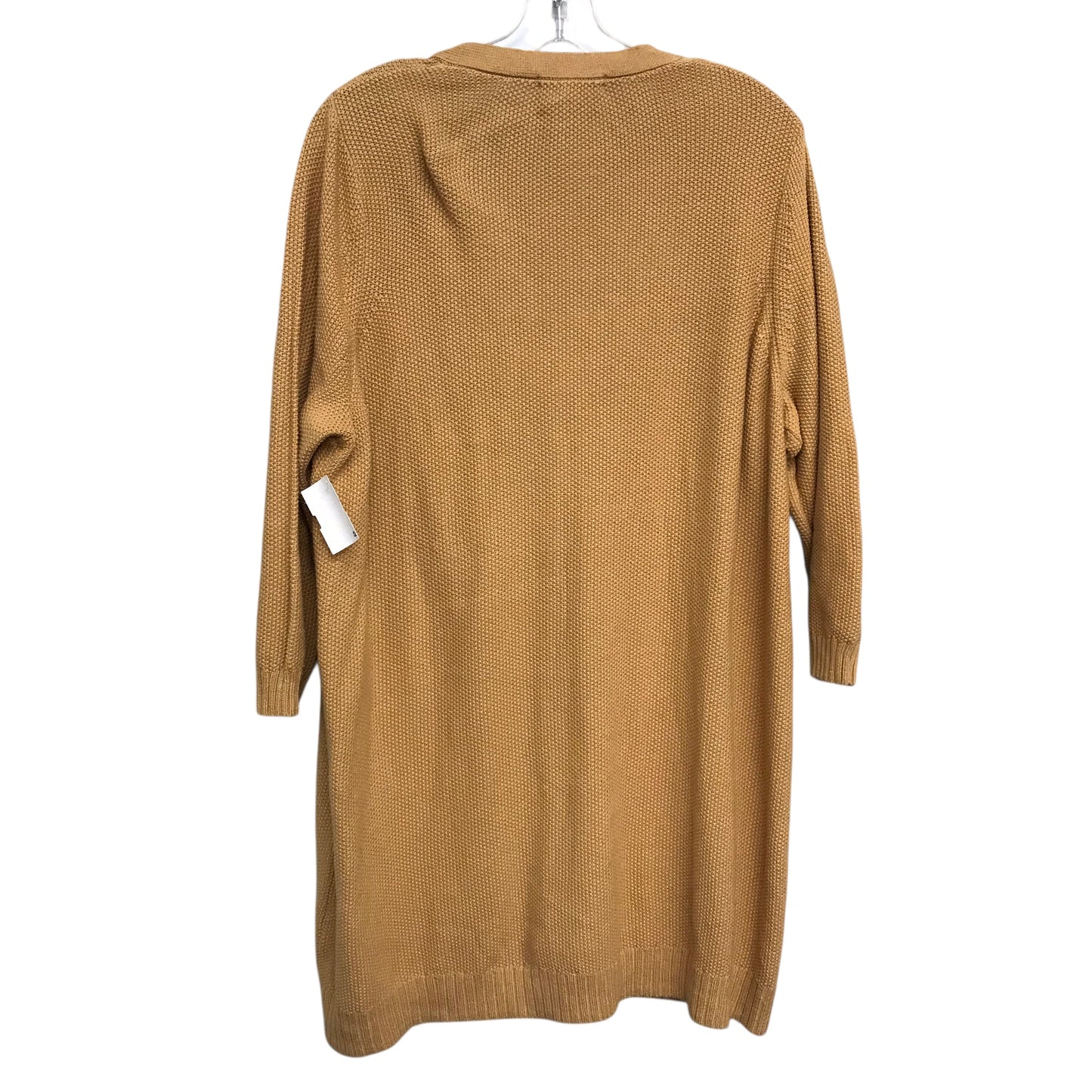 Cardigan By Woman Within In Gold, Size:1X