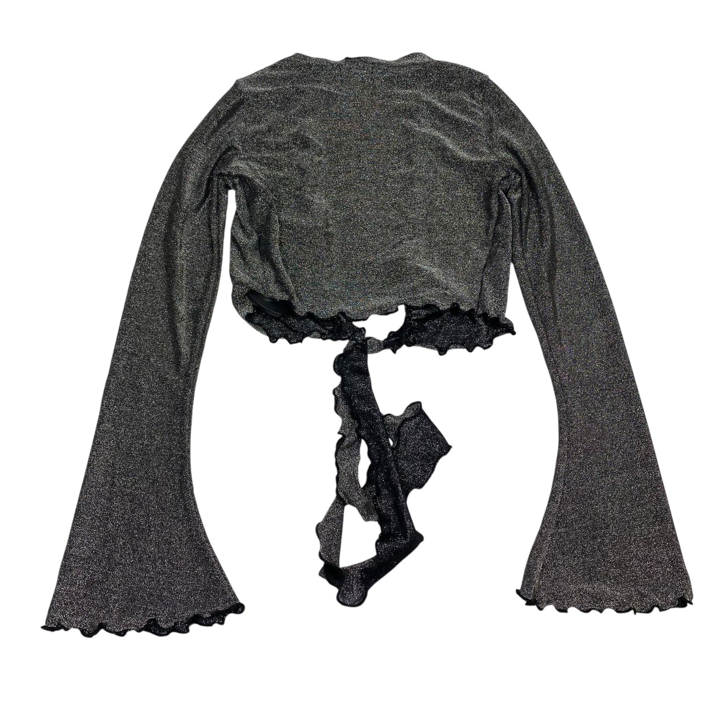 Top Ls By Urban Outfitters In Silver, Size:Xs