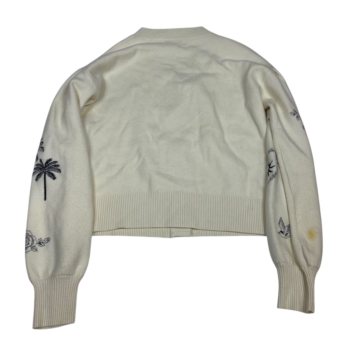 Sweater Cardigan By Never Fully Dressed In Cream, Size:Se