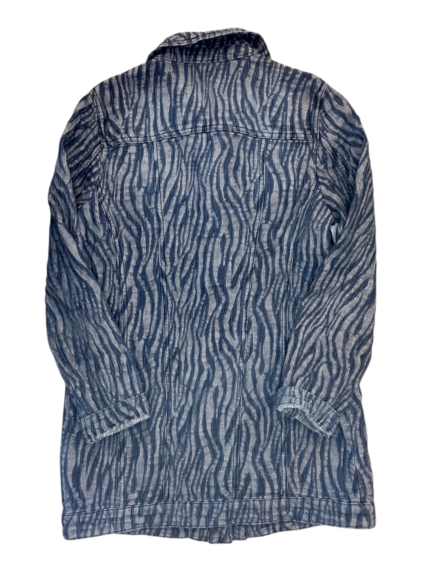 Jacket Denim By Chicos In Blue Denim, Size:S