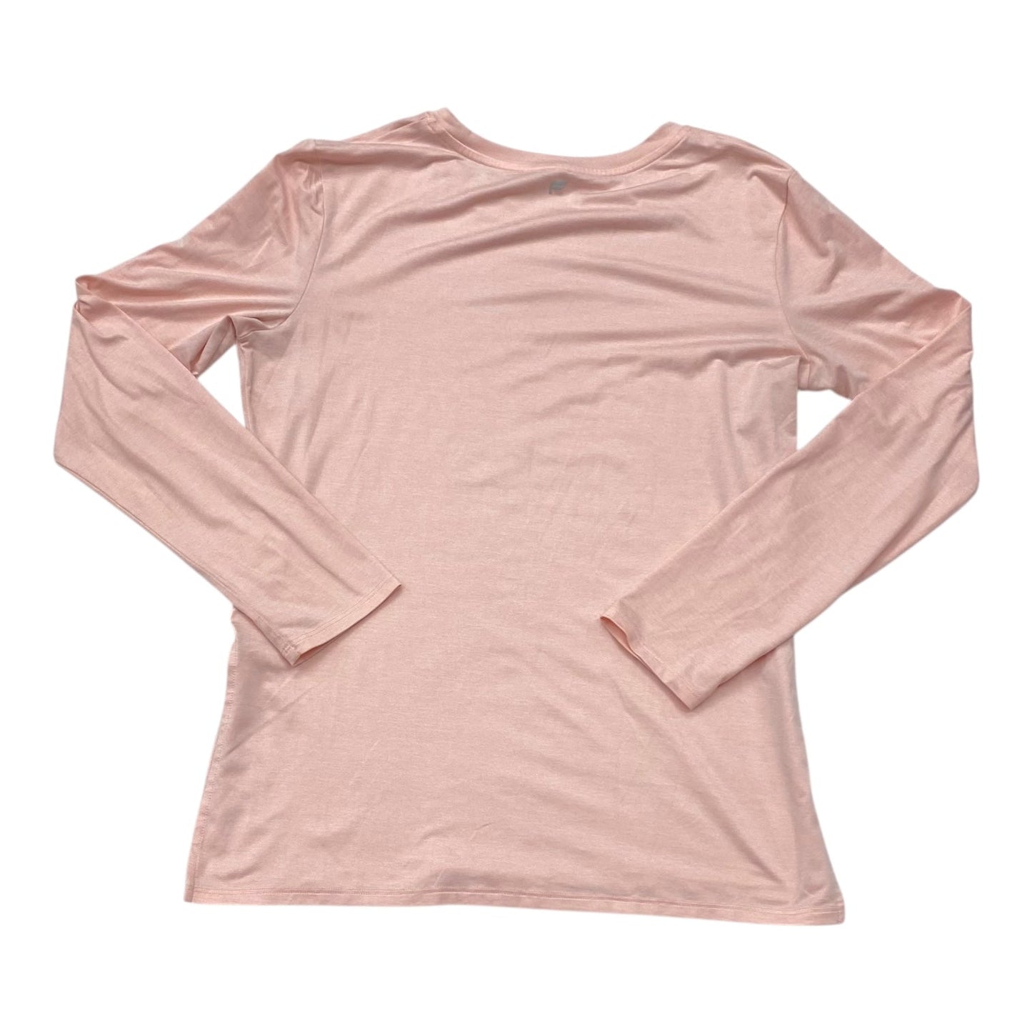 Athletic Top Ls Crewneck By Fabletics In Pink, Size:S