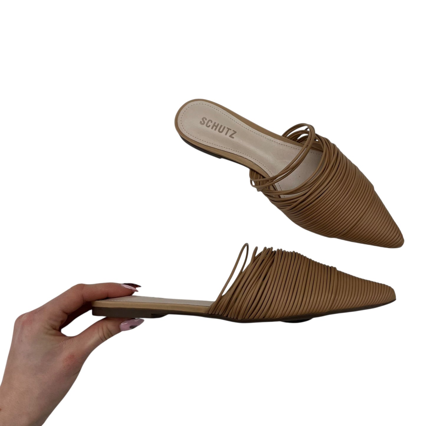 Shoes Flats By Schutz In Brown, Size:8