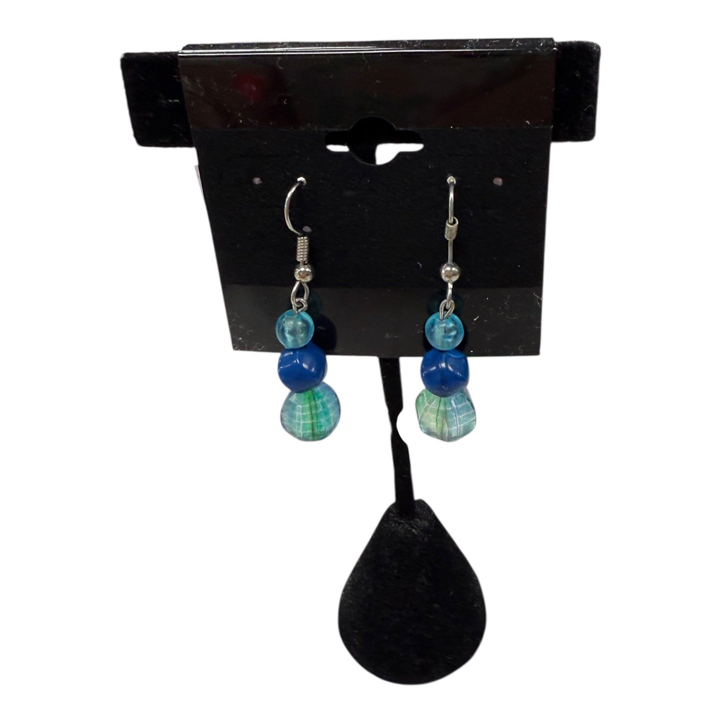 Earrings Dangle/Drop In Blue