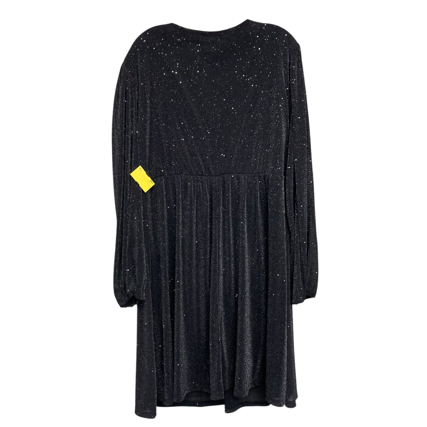 Dress Party Short By Shein In Black & Silver, Size:4X