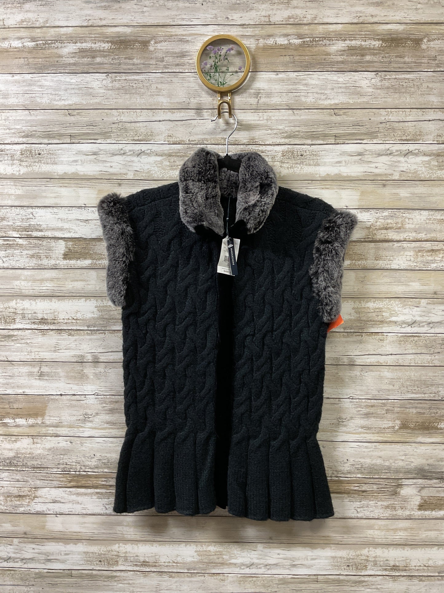 Vest Sweater By Cma In Black, Size:S