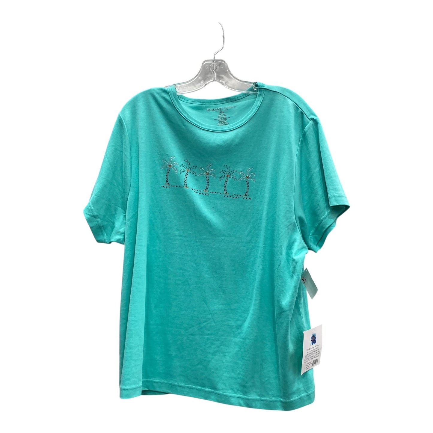 Top Ss By Cruisewear & company In Green, Size:1X