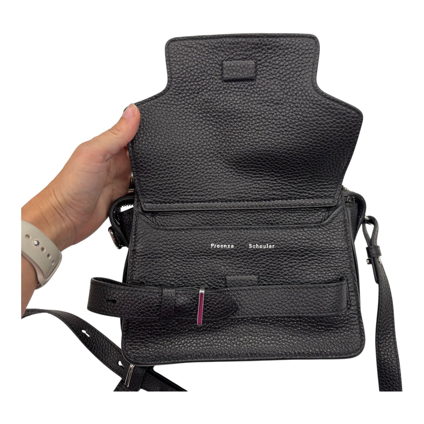 Crossbody Luxury Designer By Proenza-Schouler In Black, Size:Medium