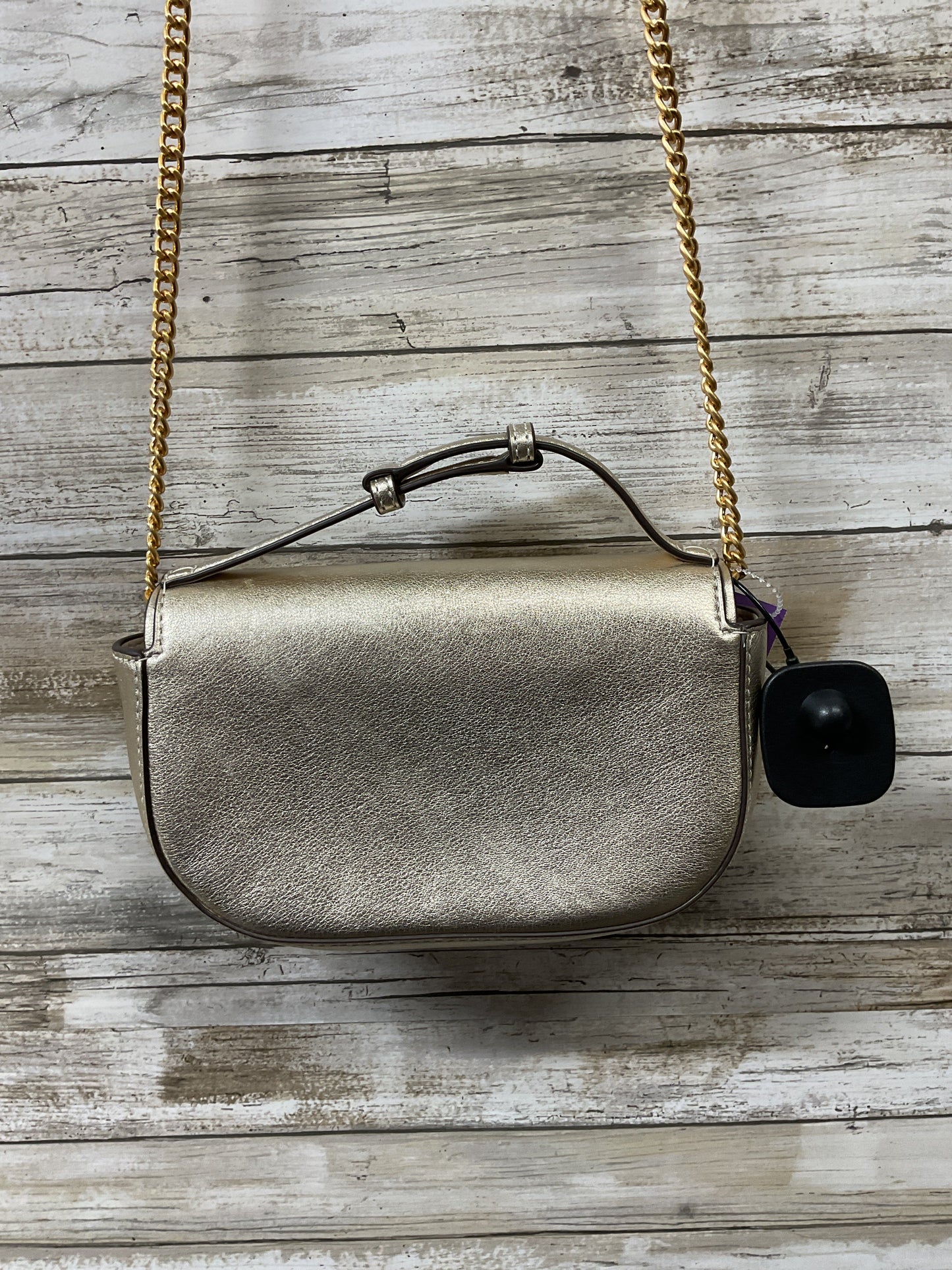 Crossbody Designer By Tory Burch In Gold, Size:Small