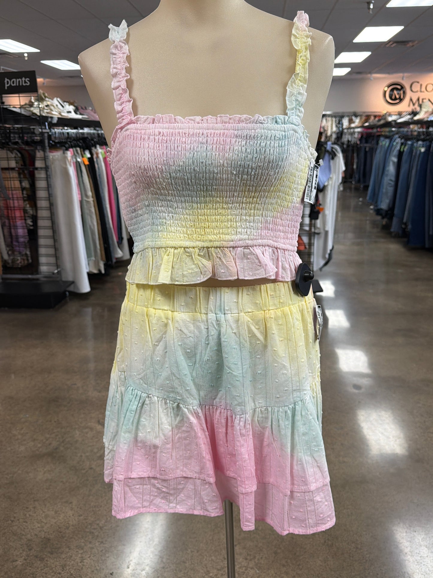 Skirt Set 2Pc By Storia In Tie Dye Print, Size:M