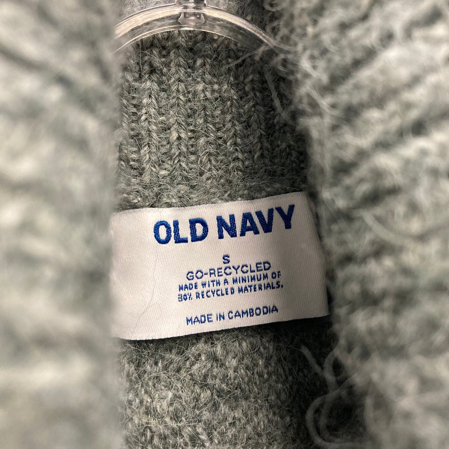 Vest Sweater By Old Navy In Grey, Size:S