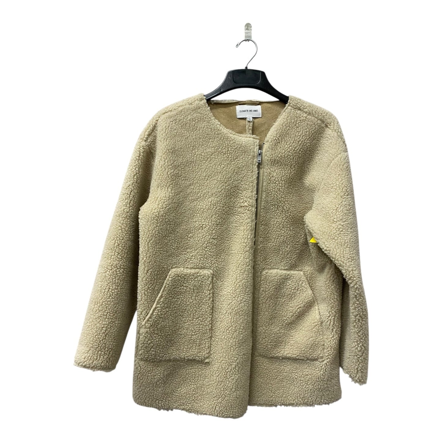 Jacket Faux Fur & Sherpa By Elizabeth And James In Cream, Size:L
