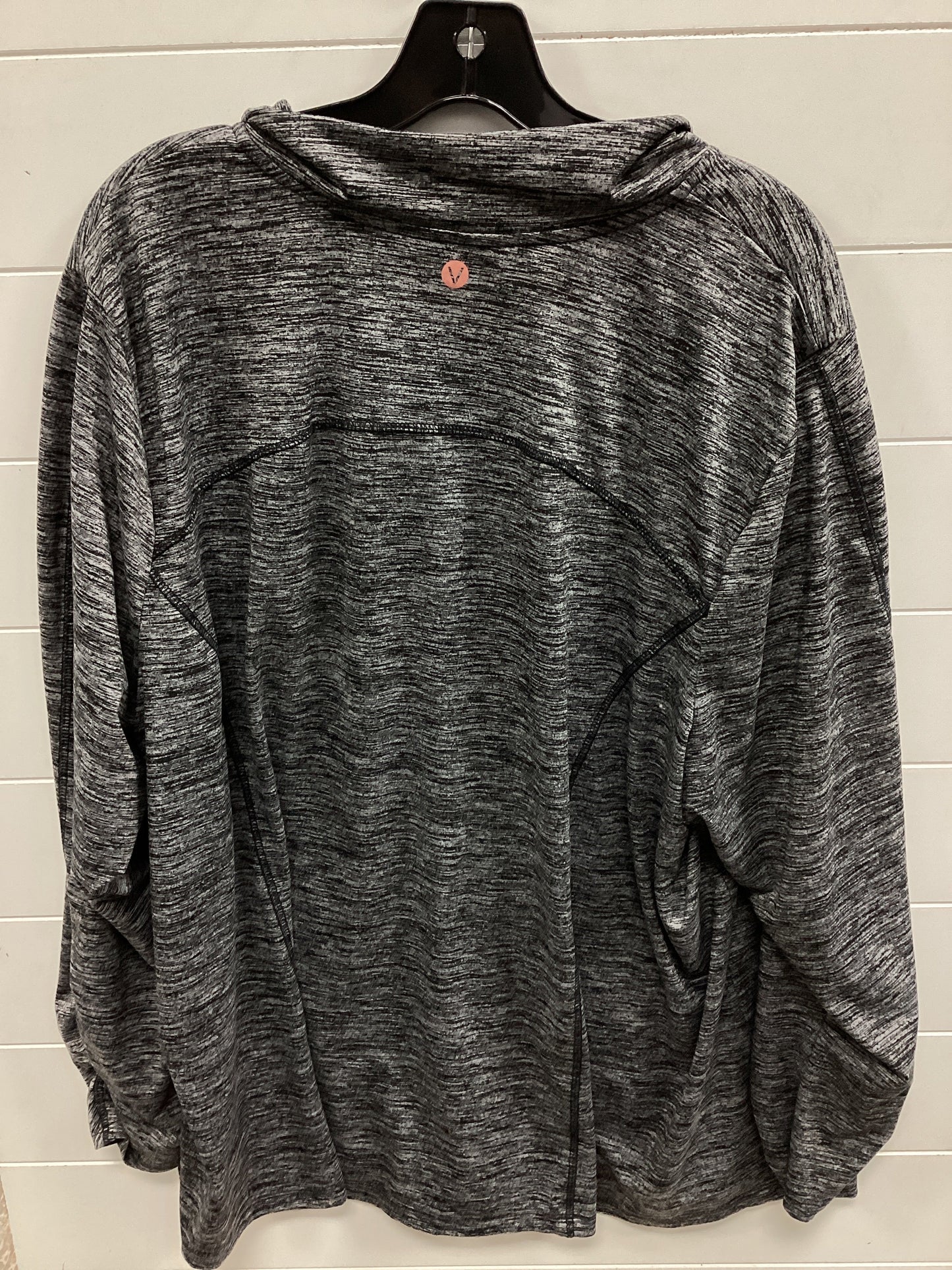 Athletic Jacket By Livi Active In Grey, Size:3X