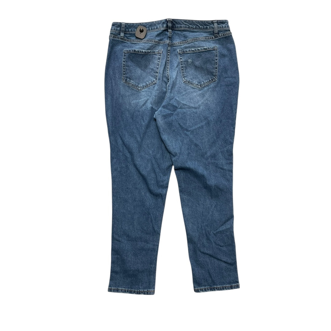 Jeans Skinny By Lane Bryant In Blue Denim, Size:16