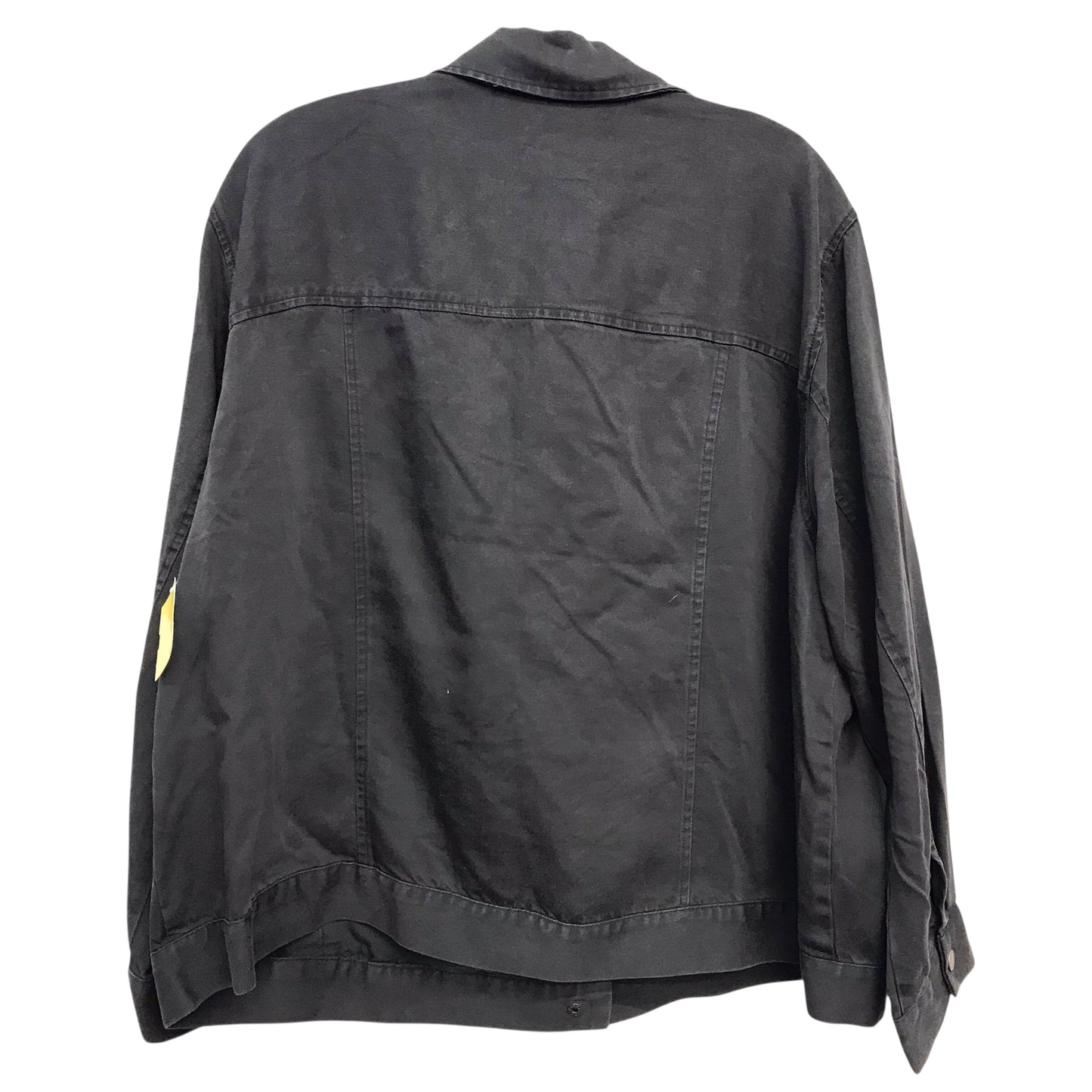 Jacket Denim By Jane And Delancey In Black, Size:1X