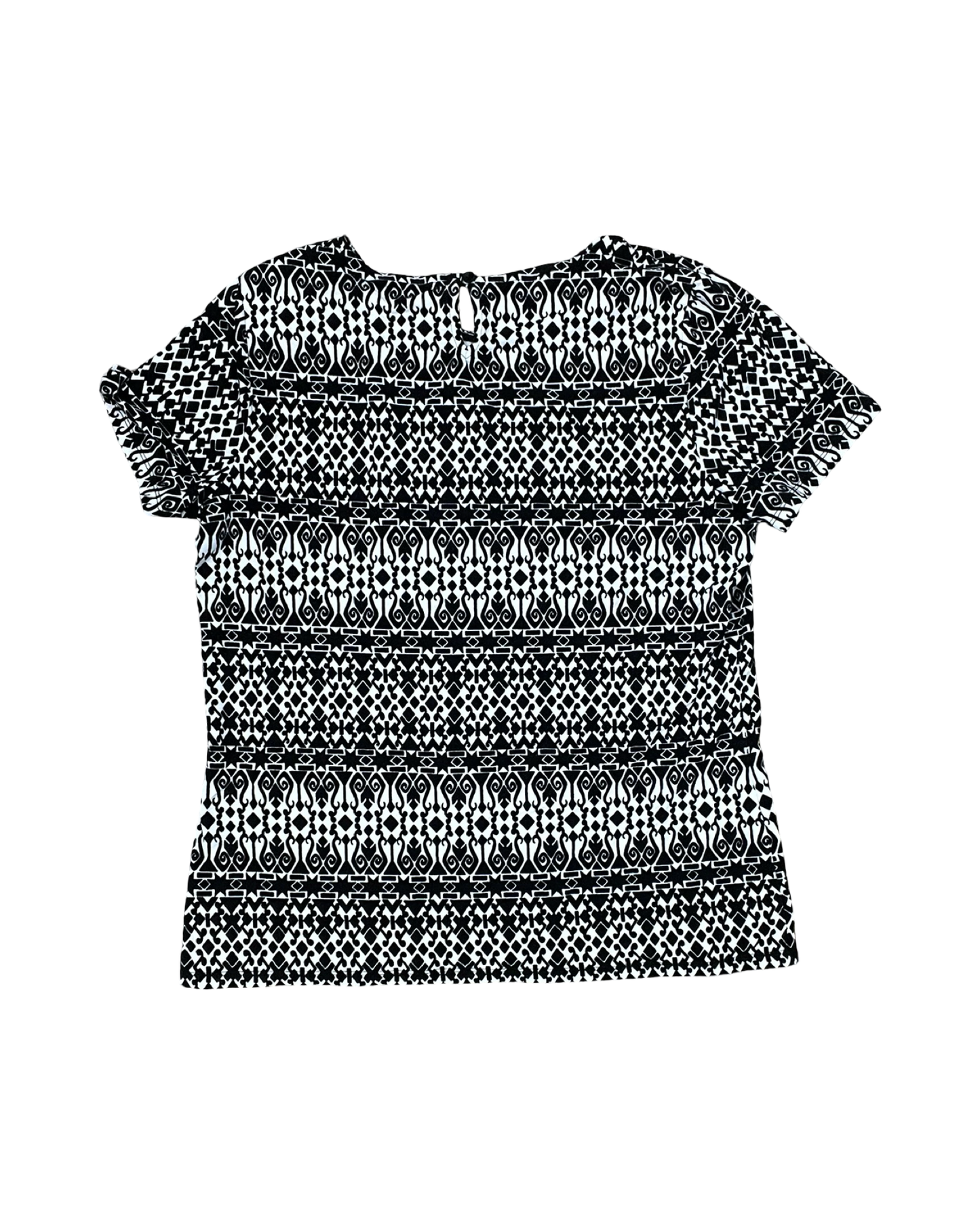 Top Ss By Talbots In Black & White, Size:Lp