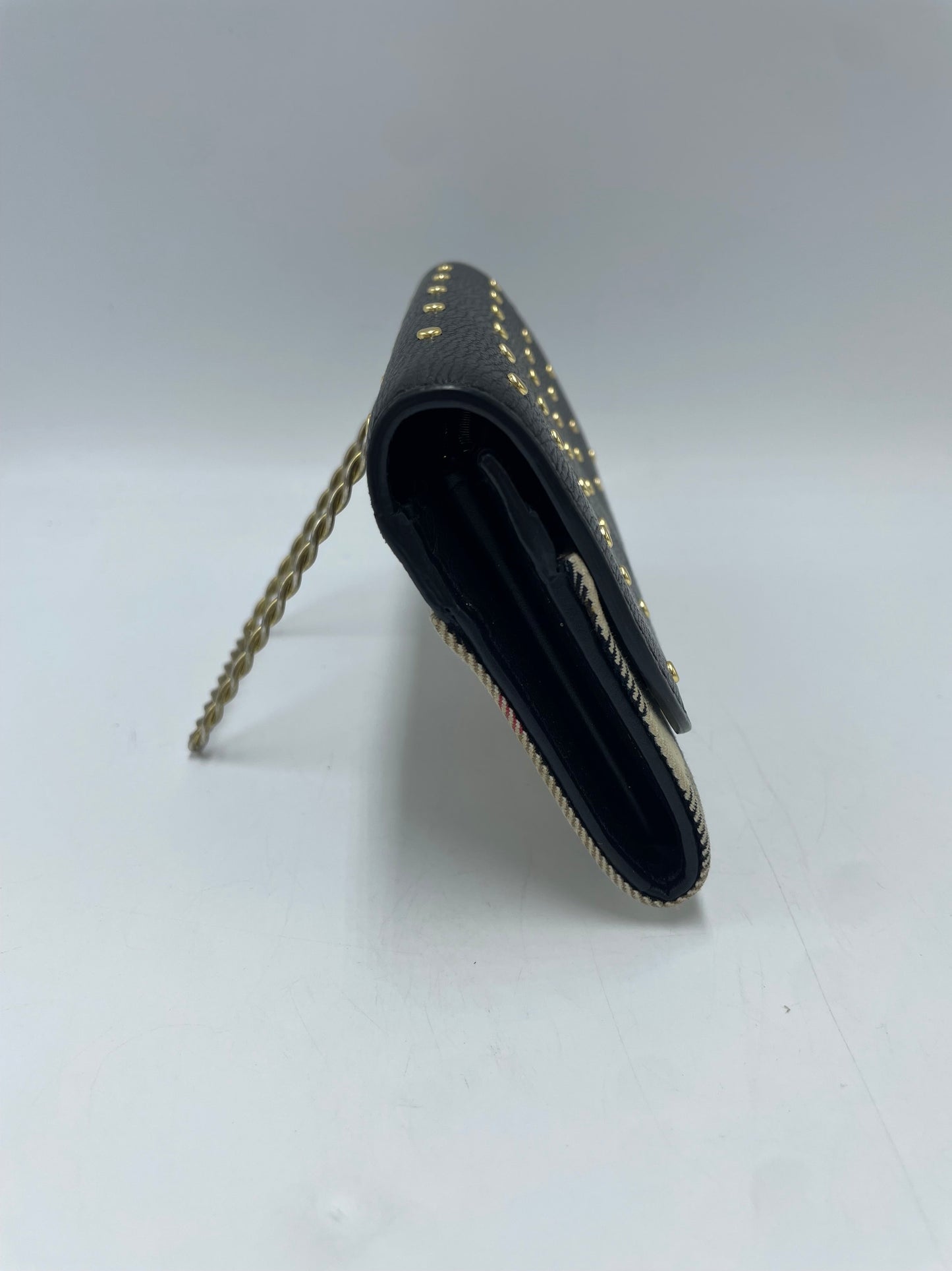 Burberry Derby Round Studs Luxury Wallet