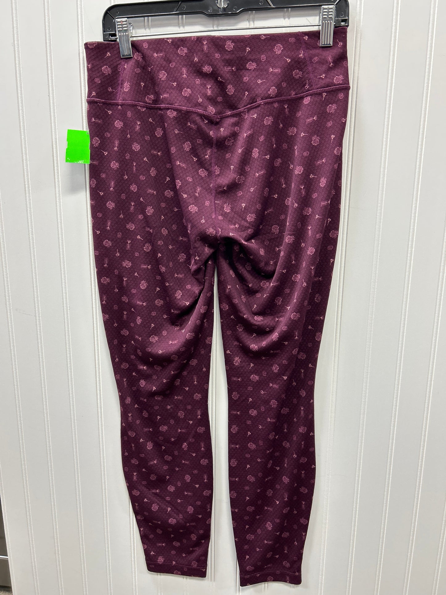 Athletic Leggings By Patagonia In Purple, Size:M