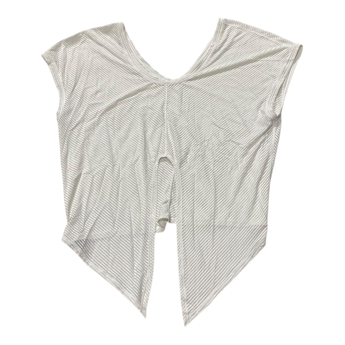 Athletic Tank Top By Lululemon In White, Size:L