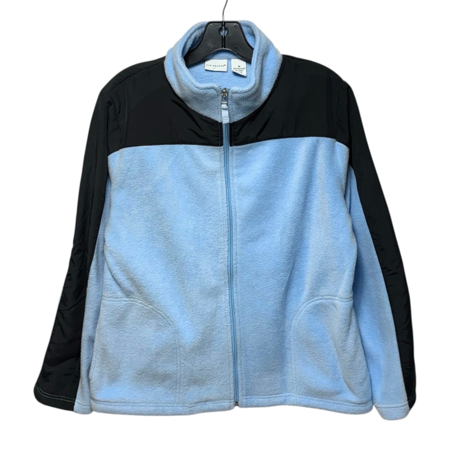 Jacket Fleece By Kim Rogers In Blue, Size: M