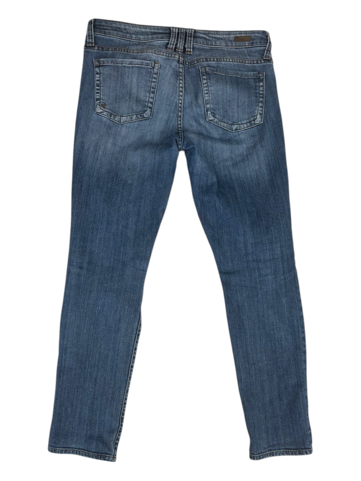 Jeans Straight By Kut In Blue Denim, Size:6