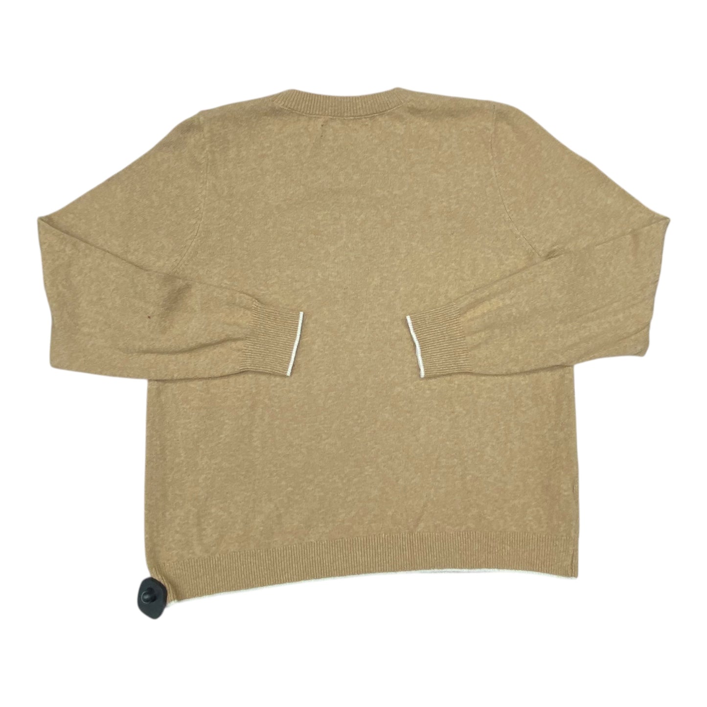 Sweater By Loft In Brown & White, Size:Xl