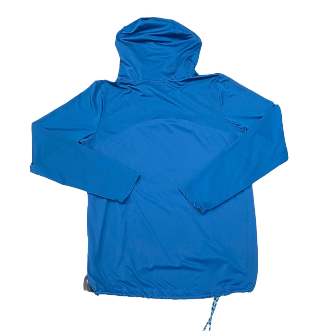 Athletic Sweatshirt Hoodie By Under Armour In Blue, Size:L