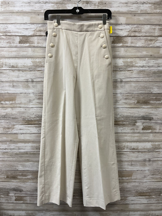 Pants Designer By Max Mara In Cream, Size:Xs