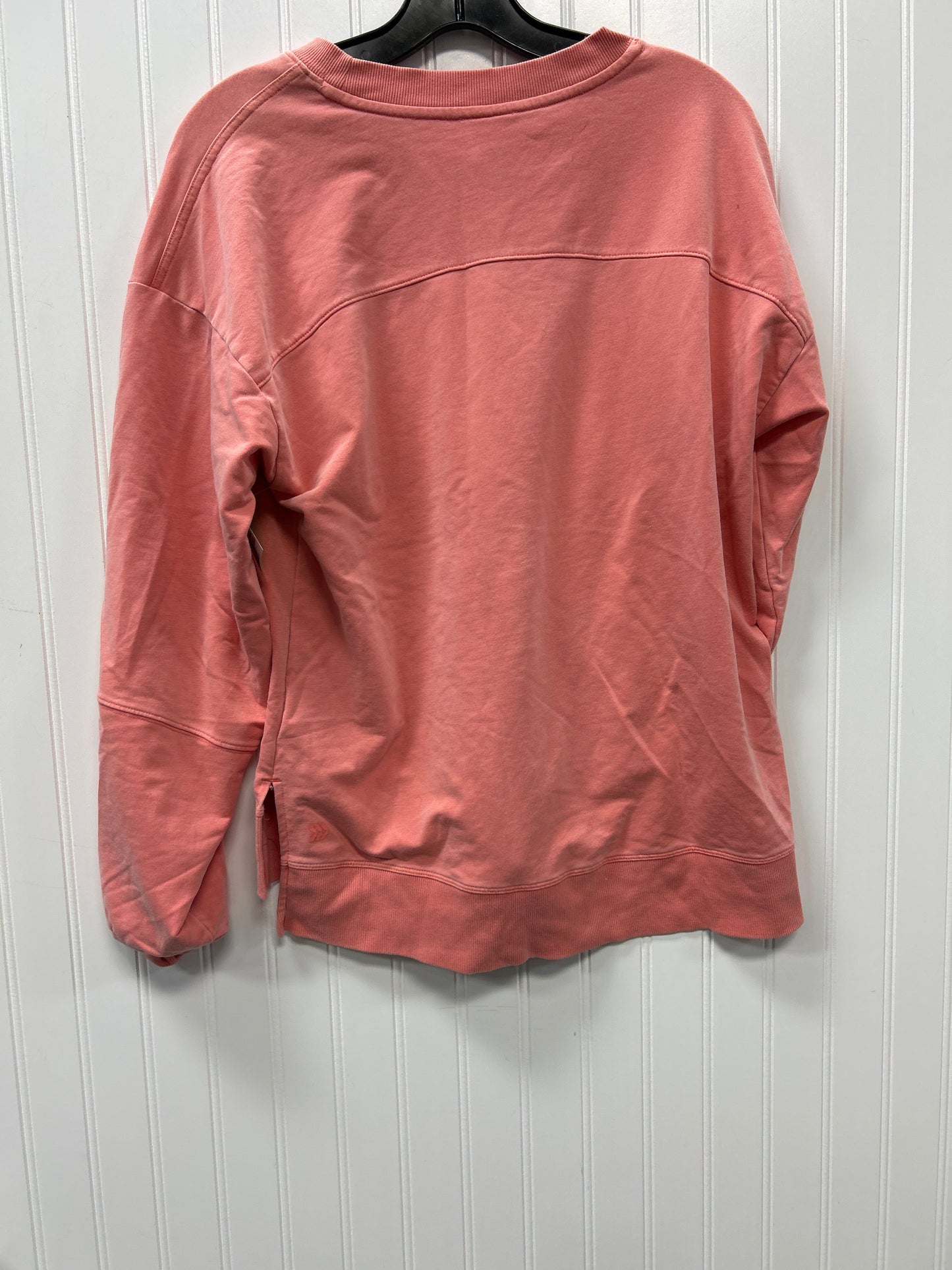 Athletic Top Ls Collar By All In Motion In Coral, Size:S
