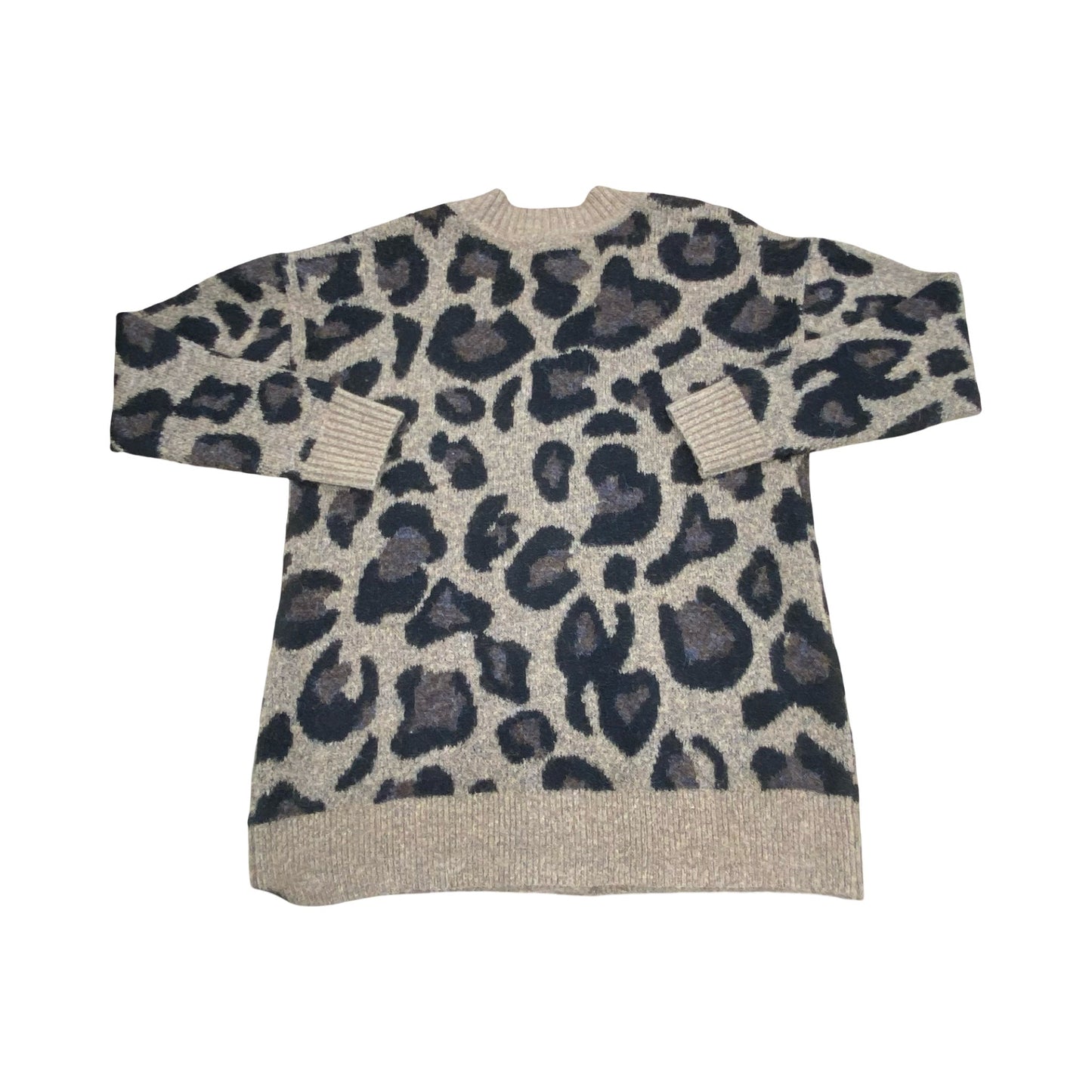 Sweater Cardigan By Allison Joy In Animal Print, Size:L