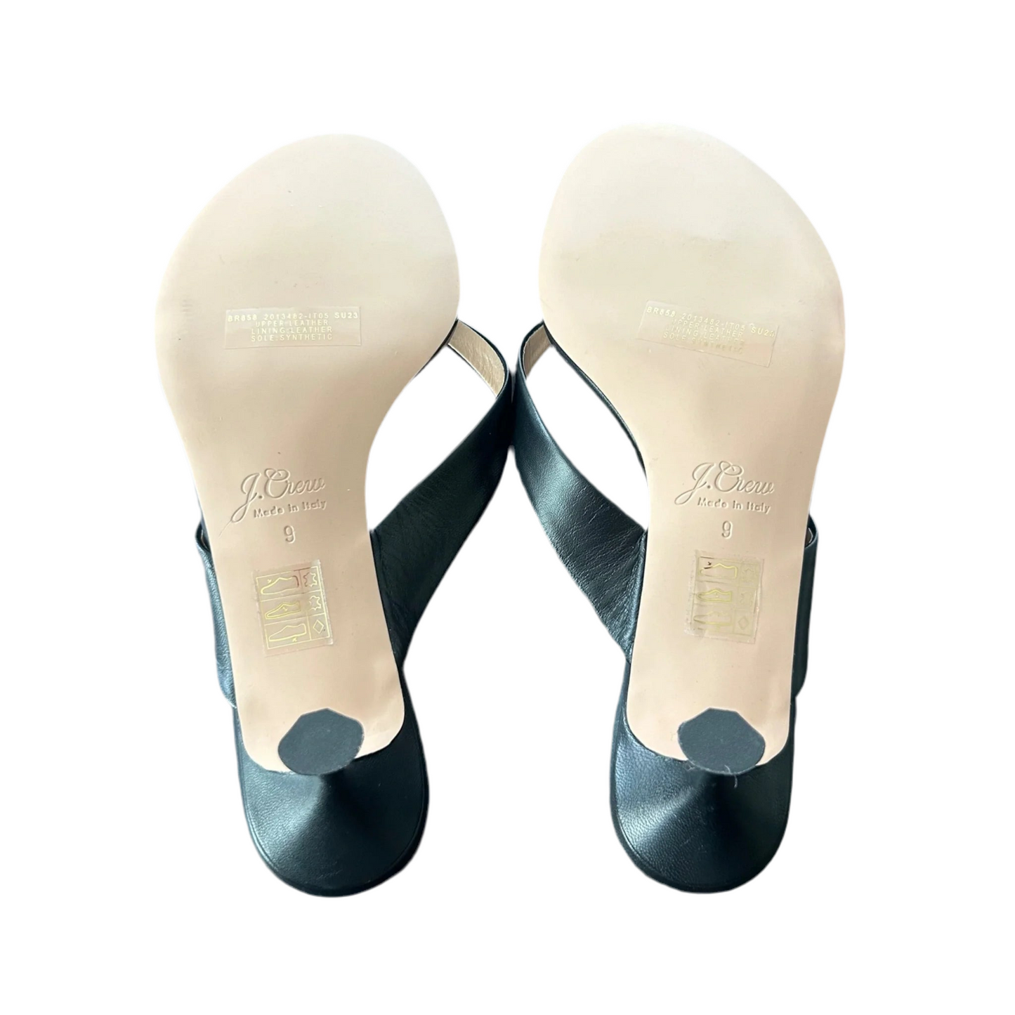 Sandals Heels Kitten By J. Crew In Black, Size: 9