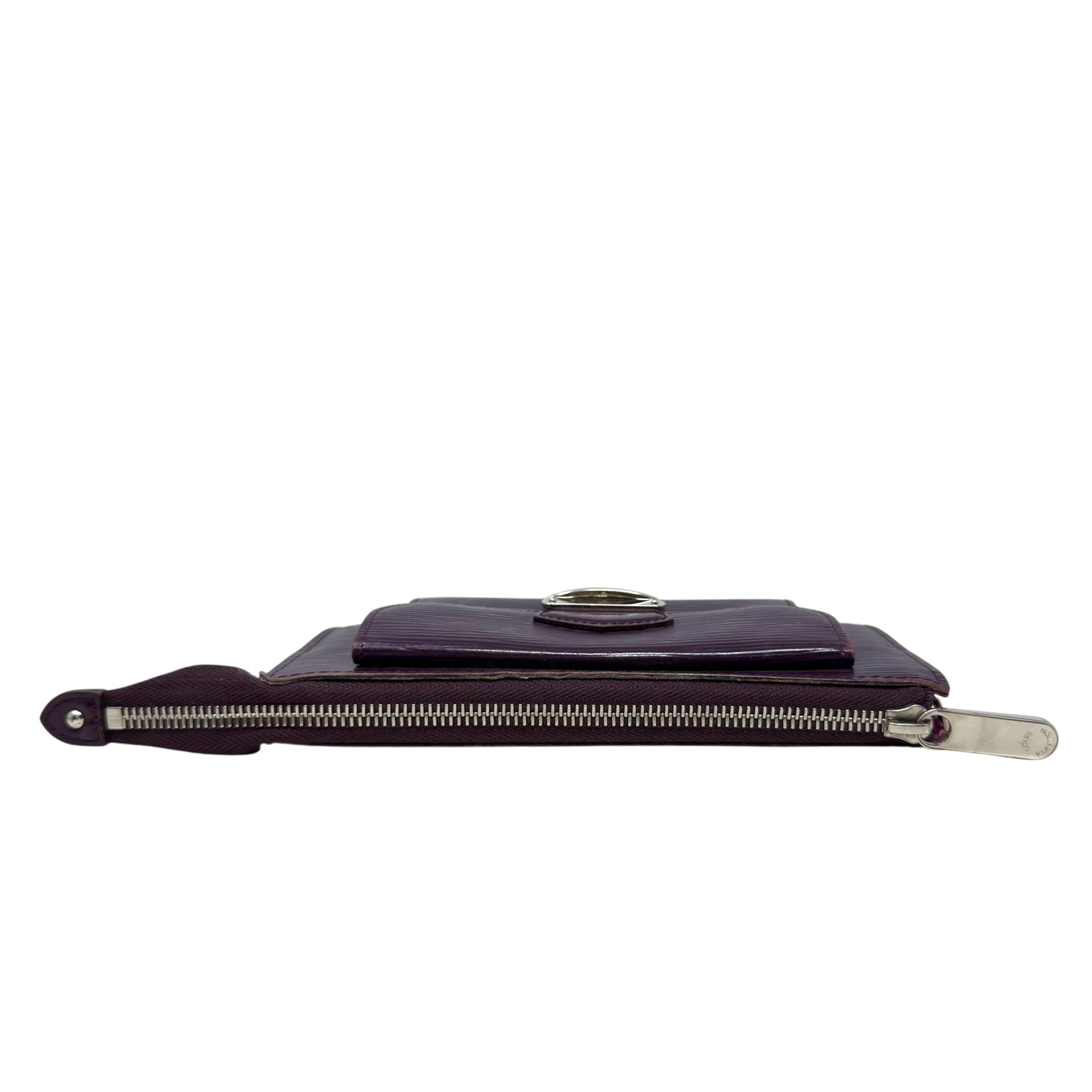 Astrid Wallet Luxury Designer By Louis Vuitton, In Cassis Epi Leather Size: Large