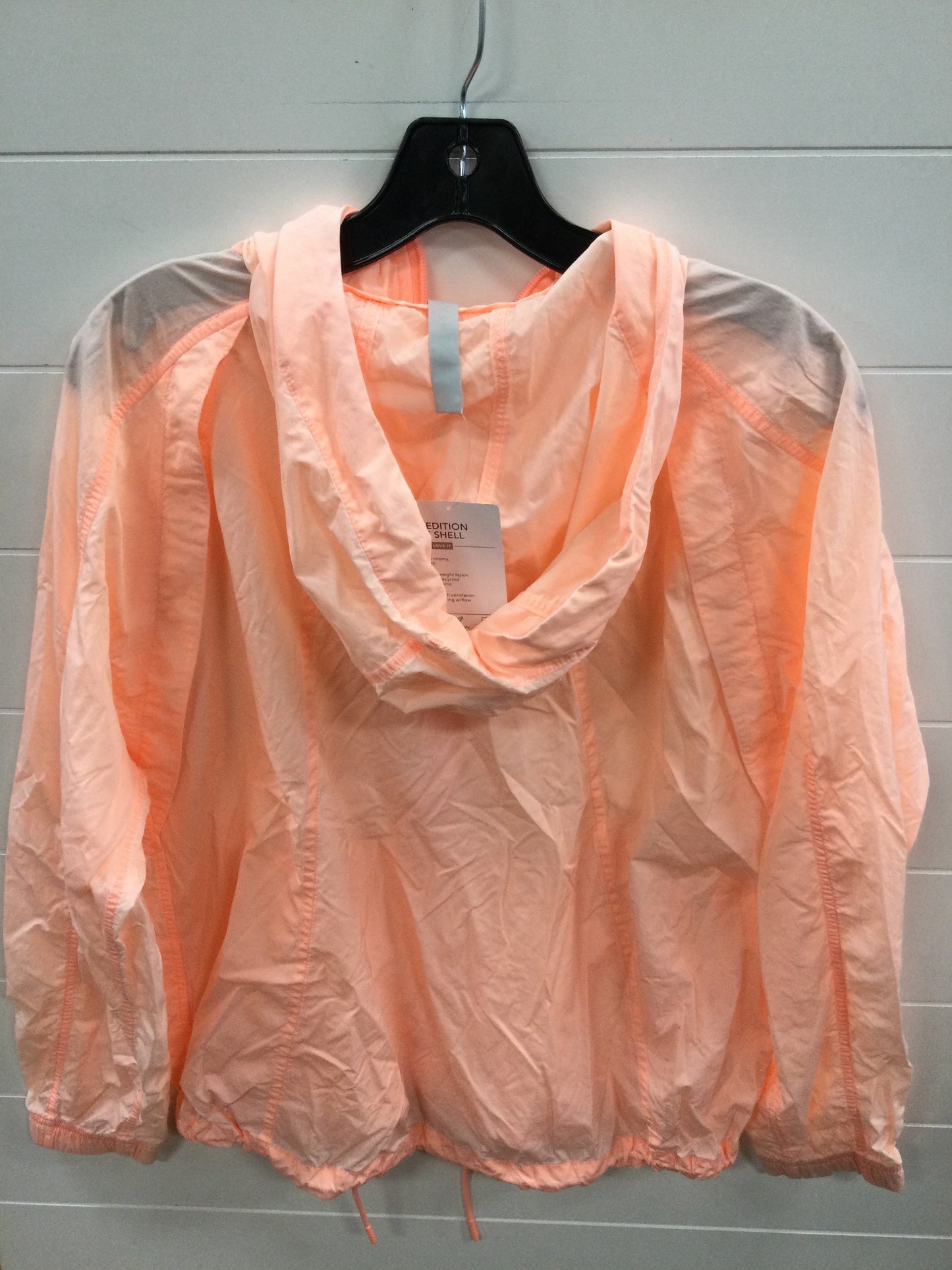 Athletic Jacket By Athleta In Orange, Size:M