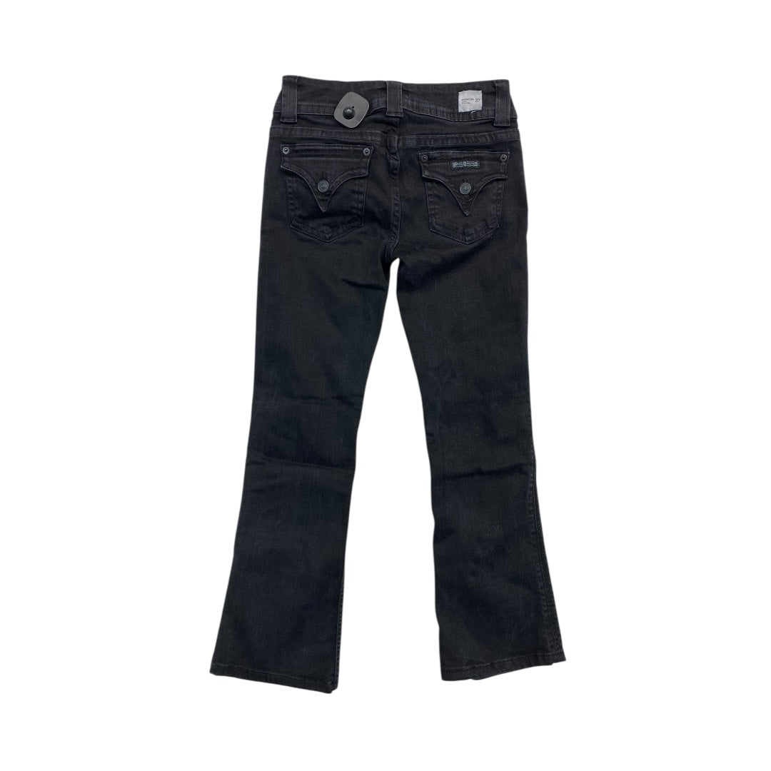 Jeans Boot Cut By Hudson In Black Denim, Size:4