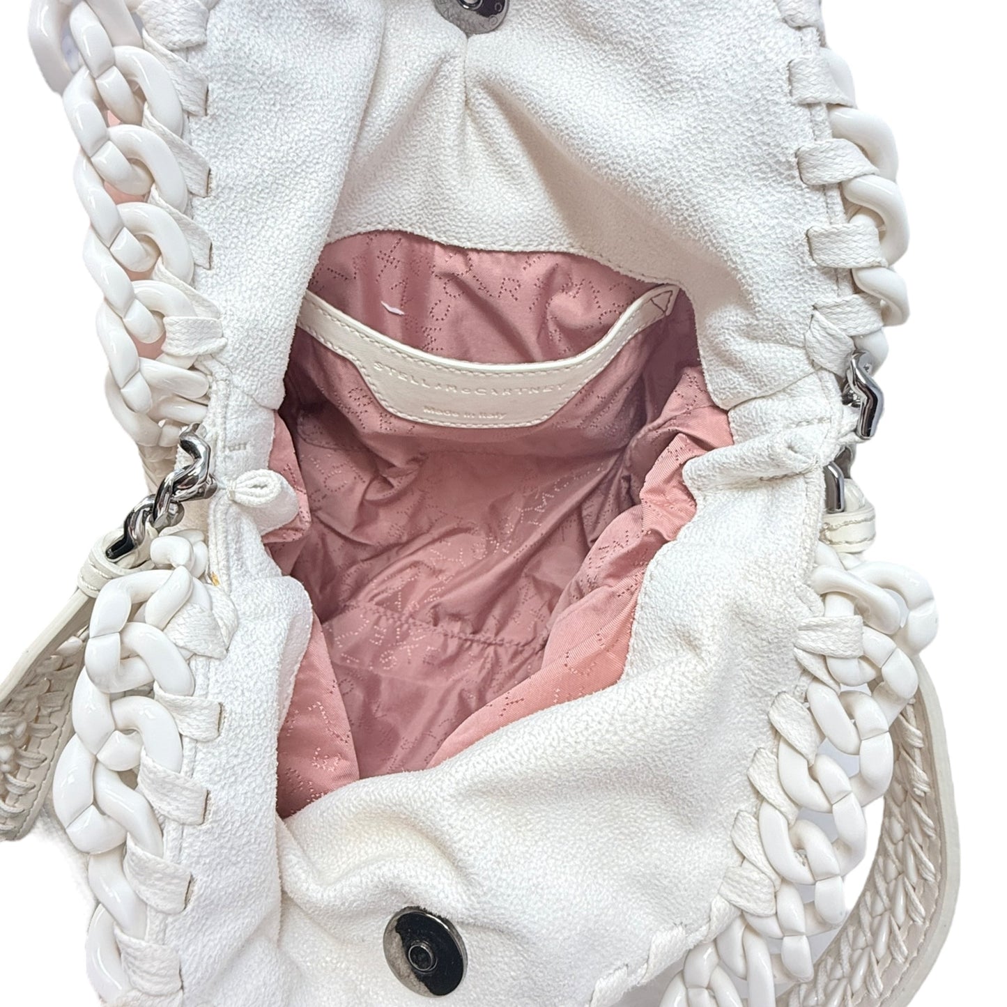 Falabella Candy Mini Shaggy Deer Vegan Leather Tote Luxury Designer By Stella Mccartney, Size: Medium