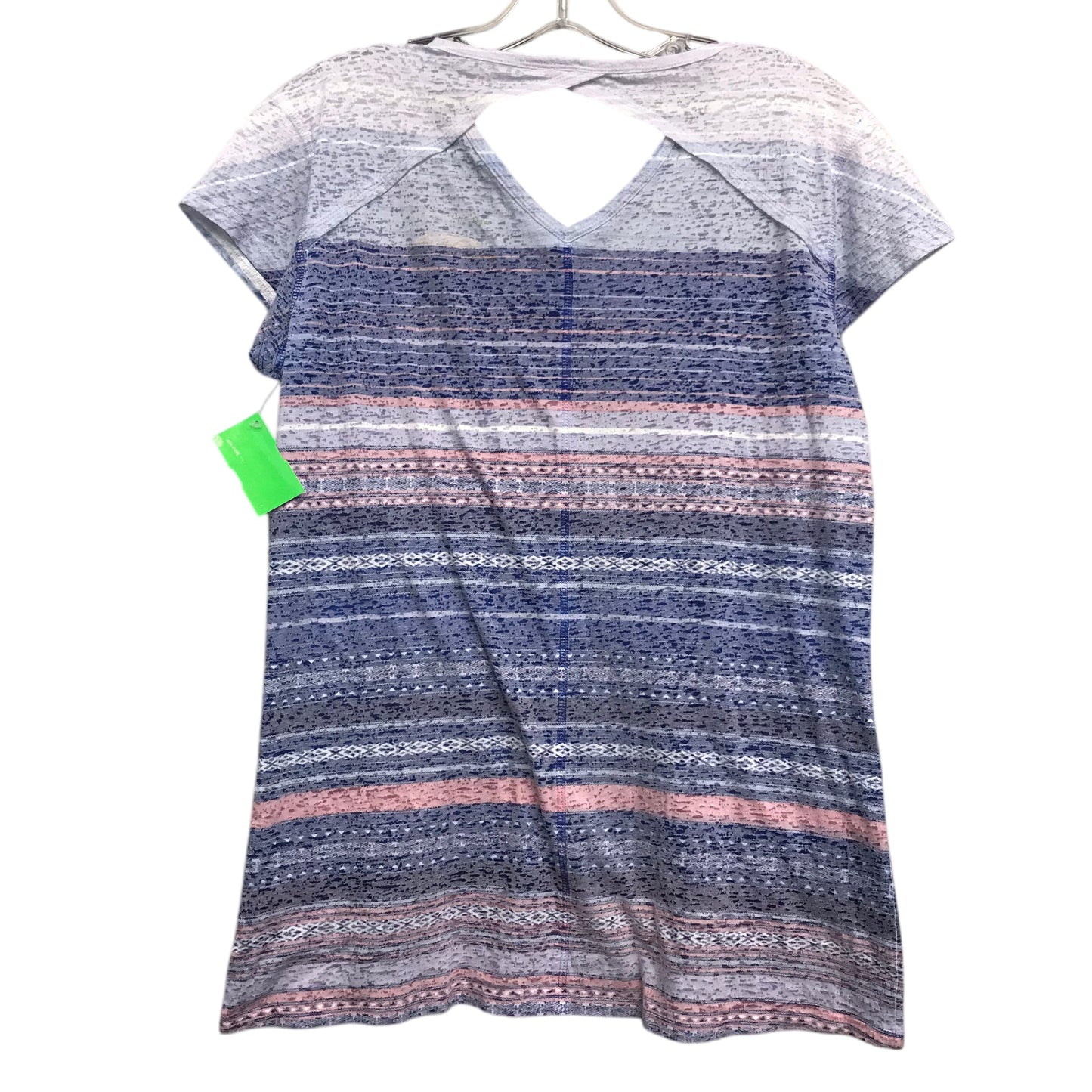 Top Ss By Earth Yoga In Blue, Size:Xl