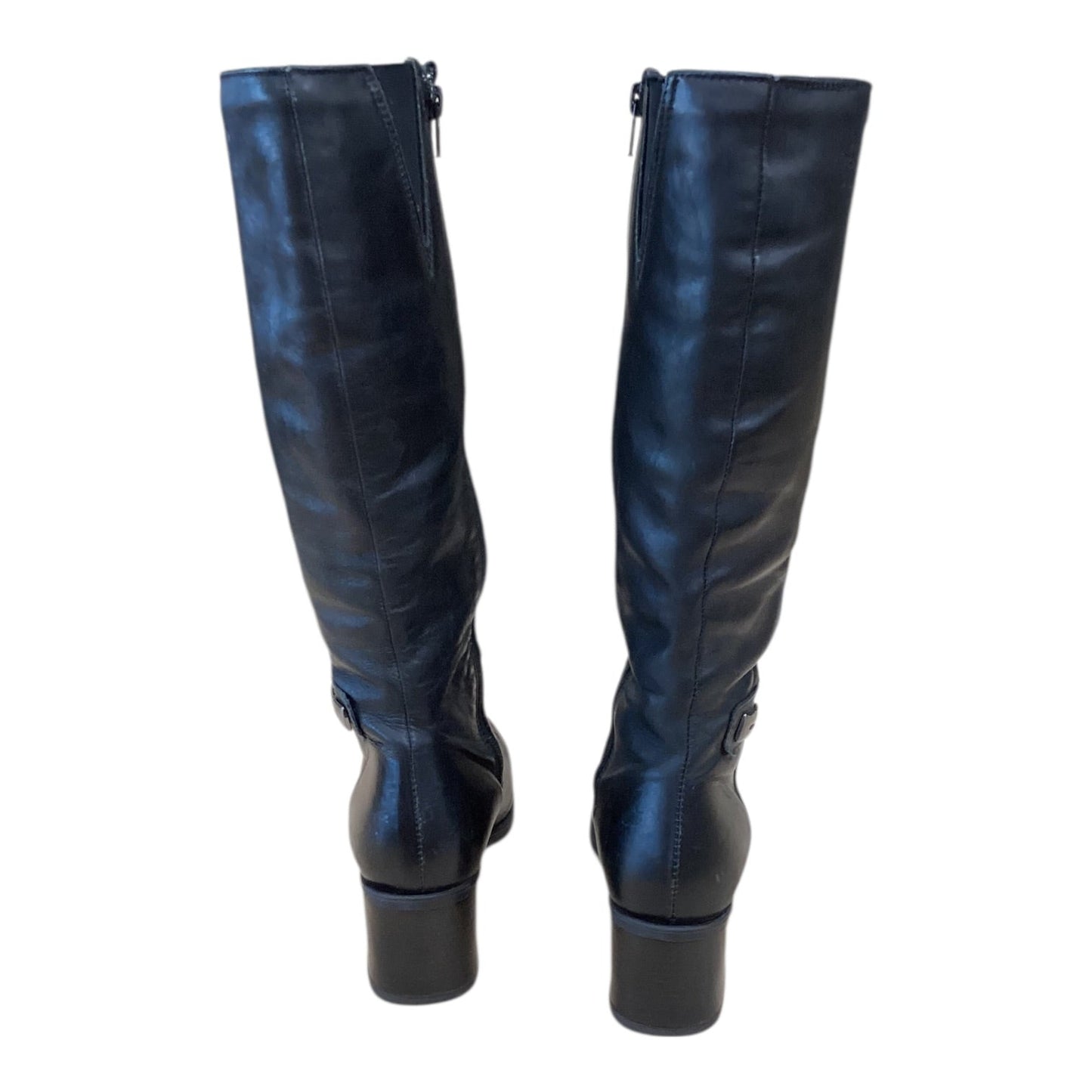Boots Leather By Blondo In Black, Size:6.5