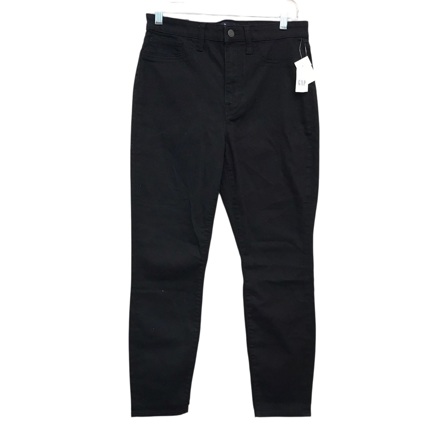Jeans Jeggings By Gap In Black Denim, Size:8